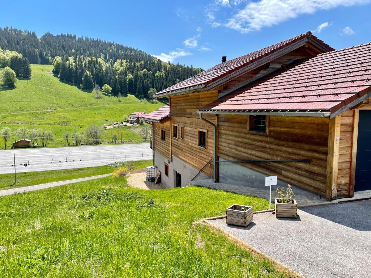 Gite Avec Terrasse Et Belle Vue - Chaletnelda Com Lamoura Exterior foto